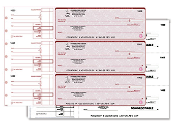 Duplicate High Security  Manual Check Printing