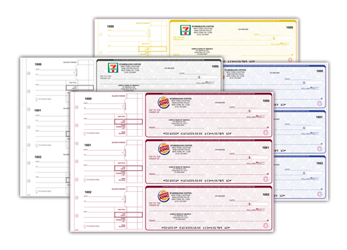 Order Check Printable Business Manual Checks | 1 Part, Duplicate, Manual High-Security Business Checks | Free Full Colour Logo Printing