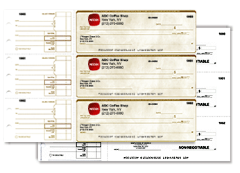 Manual Duplicate Checks Customized for your business with Full Color Logo