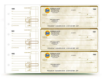Wholesale Business Manual Checks with Full Color Logo Cheap Online