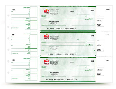 Manual Duplicate Checks Customized for your business with Full Color Logo