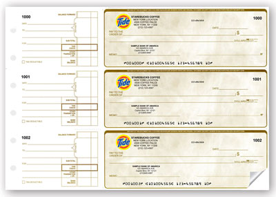  #1 Professional  check Printing Services Manual Checks with Full Color Logo Check Printing Cheap Online