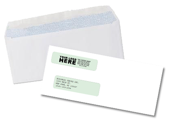 Double window Security Envelopes for Laser Checks