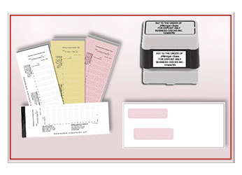 Order Business Check Accessories, Deposit Slips, Envelopes, 7 Ring Binders, Stamps