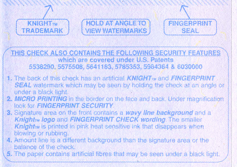 laser computer checks for sage