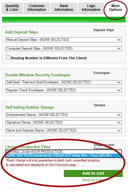 laser computer checks for sage