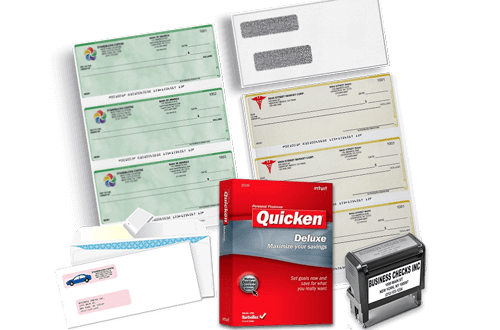 Order Quicken Checks Cheap Online | 3 Per-Page, Wallet, Voucher | Regular/High-Security 100% Compatible