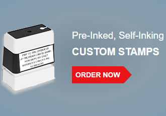  Order Printable Business Checks Custom Stamps | Self-Inking, Endorsement, Name and Address, Signature Stamps | 100% Customization
