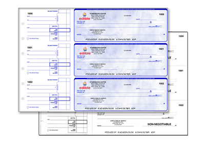 Manual Duplicate Checks Customized for your business with Full Color Logo